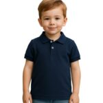 Camisa Polo Infantil Azul Marinho