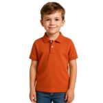 Camisa Polo Infantil Coral