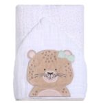 Toalha Fralda Bebê Papi Soft Com Capuz