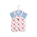 Conjunto Infantil Jardineira + Camiseta