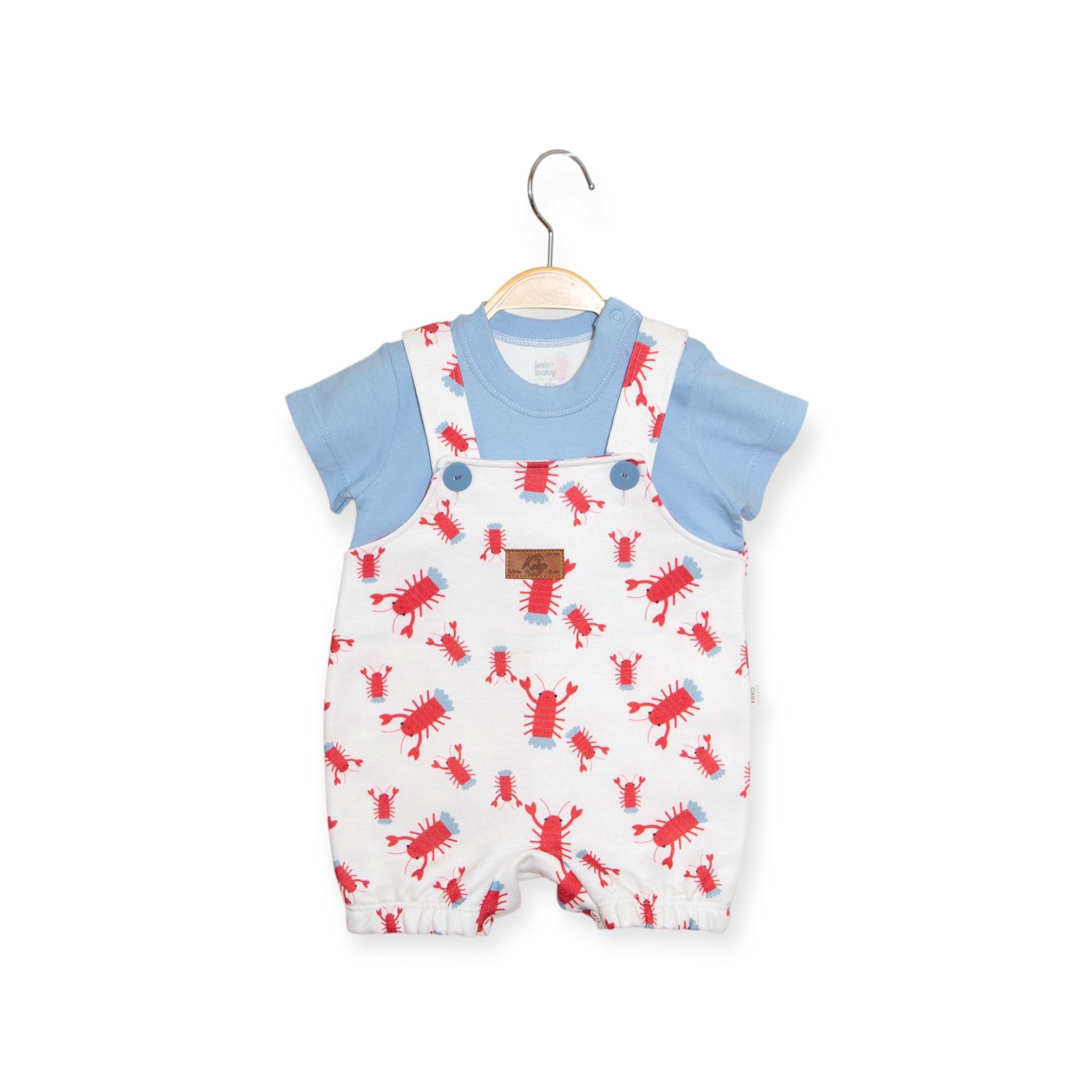 WhatsApp Image 2025-08-13 at 17.25.15 Conjunto Infantil Jardineira + Camiseta - Imagem 1