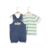Conjunto Infantil Jardineira + Camiseta Listrada “Slow Summer” - Imagem 2