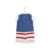Conjunto Infantil Regata Azul + Short Listrado Vermelho e Branco