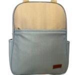 Mochilão maternidade térmico azul