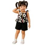 Macacão infantil floral